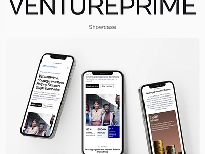 Ventureprime - VC Website Design and Framer Build branding framer logo ui uiux vc venture capital web design web development