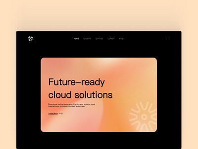 SaaS hero section branding cloud cloudsolution design designer designinspiration figma future hero herosection saas ui uidesign uidesigner uiux uiuxdesign userinterface ux web webdesign