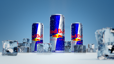 Red Bull | 3D Product Animation 3d advertising after effects animation blender can design marketing product red bull visualization