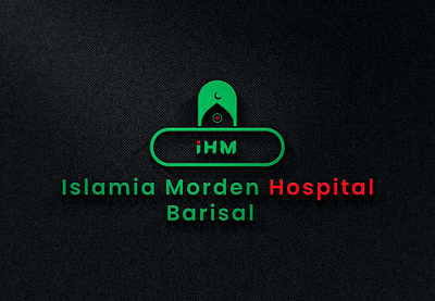 Islamia Modern Hospital logo and Brand Identity brand identity branding creative brand creative logo flat flat logo hospital logo islamic hospital logos minimalist modern hospital logo