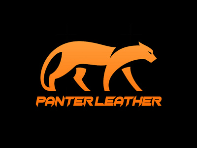 Panter Leather logo branding graphic design logo