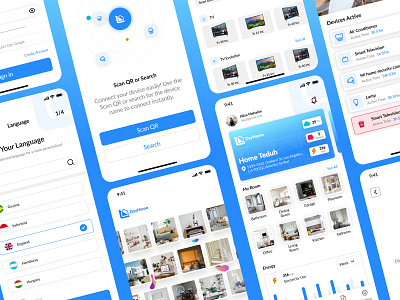 DayHome - IOS Design Smart Home Ui Kit app art branding design graphic design icon illustration ios logo mobile smart smarthome typography ui uidesigner uiux ux vector