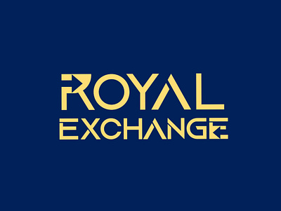 Royal Exchange logo branding graphic design logo