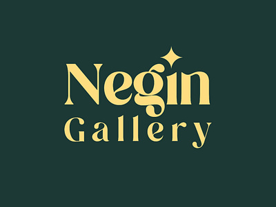 Negin jewellery gallery logo branding graphic design logo