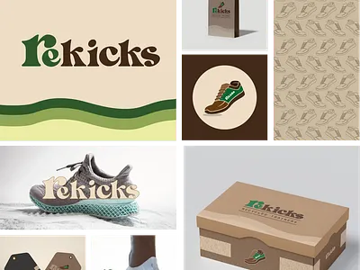 Rekicks graphic design ident logo logotiipo marca typography vector vectores