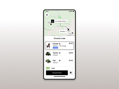 Rural Uber - Challenge 2 uber ui ui camp