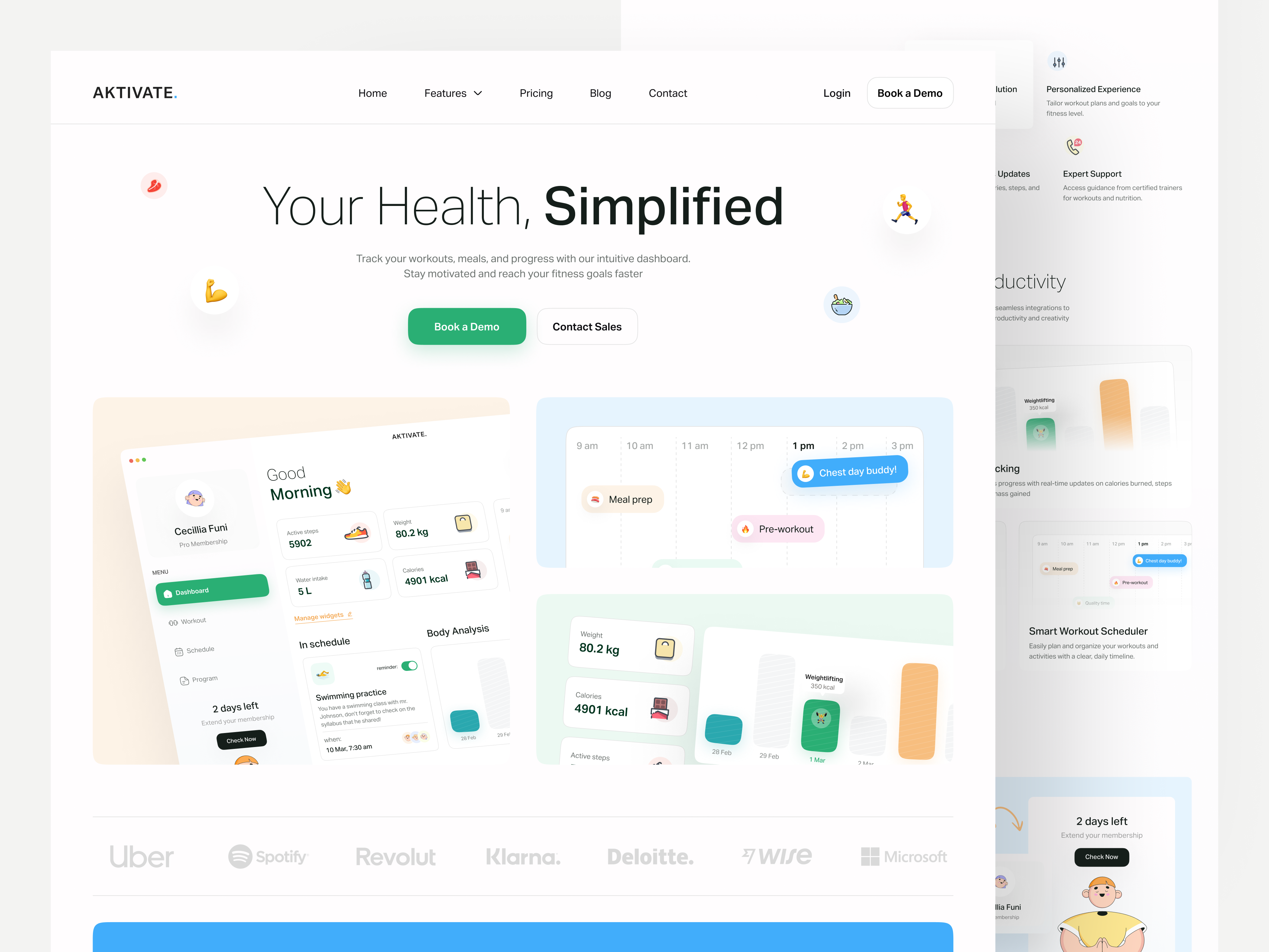 Example of Landing Page | Marketing & Product