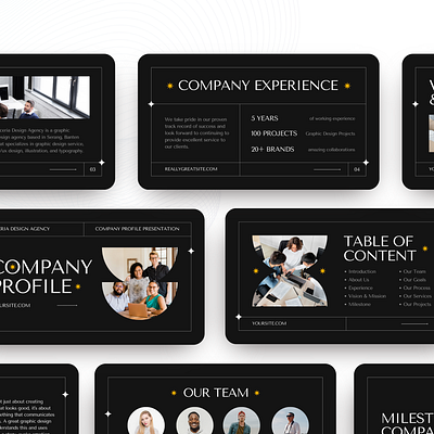 Minimalist Company Profile Presentation Design ppt design