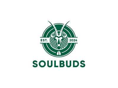 Soulbuds character coffee goat logo logotype oryx