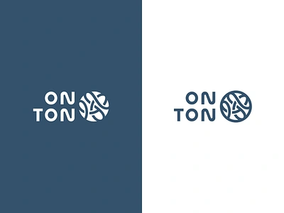 Onton - Responsive Logo Design brand identity design brandmark custom logo design design identity logo logo design logo designer logo mark logotype responsive logo design