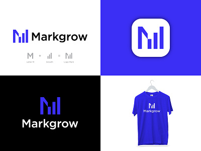 Letter M + Growth Logo Design, Brand Identity, Branding brand identity branding business business agency business growth company creative logo designer digital marketing grow business growth letter m logo logo design logo designer minimal logo minimalist logo modern logo startup trading logo design