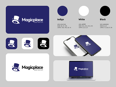 Magicplace Logo apps business icons logo logos maps modern simple software tech