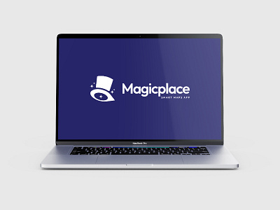 Magicplace Logo apps branding business hat logo logos macbook magic maps mockup modern simple software