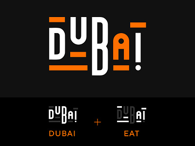 Dubai Eat awesome awesome logo branding design graphic design illustration logo minimal vector