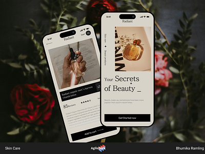 Skin Care Product Delivery App Design agiledock agiledock designs agiledock services app design choosethebest design hunt design services design solution designers designing ui design ui ux ui ux design ux design