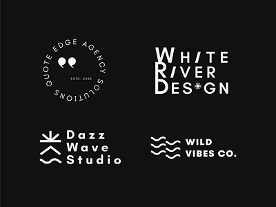 Modern Logo Design Waves Edition branding emblem graphic design identity logo logodesign logotype modern sign stationery