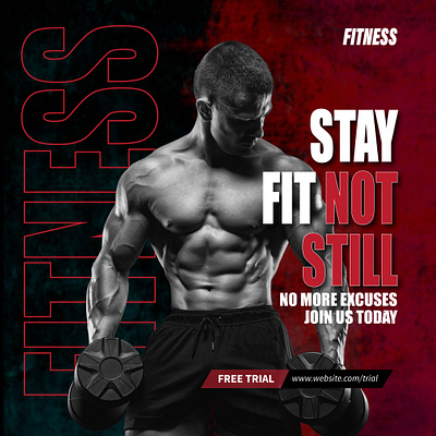 Gym Social Media Post Design design fitness social media post gym post social media post