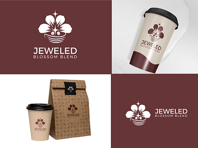 Jeweled Blossom Logo Design blossom coffee logo branding cafe coffee logo coffee brand logo coffee cup logo coffee cup logo design coffee logo coffee logo design illustrator coffee logo designs coffee shop logo coffee tea logo design a coffee brand logo design a coffee logo design coffee shop logo logo branding logo design logo designs modern logo redesign coffee logo tea logo