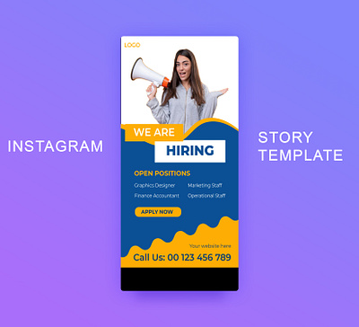 WE ARE HIRING! Instagram stories Editable templates. ad design ads instagram instagram banner instagram post instagram stories social media design