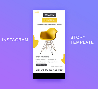 WE ARE HIRING! Instagram stories Editable templates ad design ads instagram instagram banner instagram post instagram stories social media design