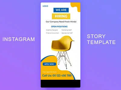 WE ARE HIRING! Instagram stories Editable templates ad design ads instagram instagram banner instagram post instagram stories social media design