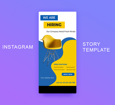 WE ARE HIRING! Instagram stories Editable templates. ad design ads instagram instagram banner instagram post instagram stories social media design