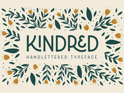 Kindred Handlettered Typeface hand lettering handlettered handlettering handmade handmade font handmade type handwriting handwriting font handwritten handwritten font ligature ligature font ligatures sans serif sans serif font sans serif handwritten sans serif typeface sans typeface uppercase uppercase font