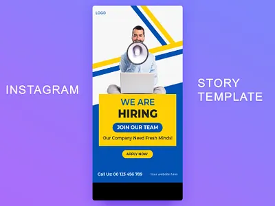 WE ARE HIRING! Instagram stories Editable templates. ad design ads instagram instagram banner instagram post instagram stories social media design