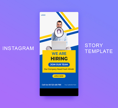 WE ARE HIRING! Instagram stories Editable templates. ad design ads instagram instagram banner instagram post instagram stories social media design