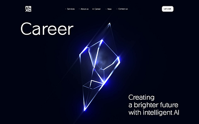 Nexa AI career page web design 3D animation 3d 3d animation ai ai bot ai solution ai website business career chat gpt finance fintech landing landing page services web web design web site web3 webdesign website