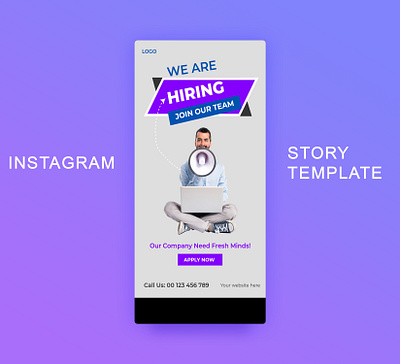 WE ARE HIRING! Instagram stories Editable templates. ad design ads instagram instagram banner instagram post instagram stories social media design