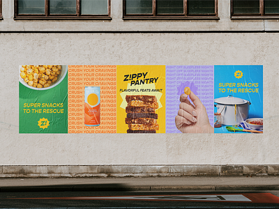 Zippy Pantry Posters branding design graphic design logo packaging typography