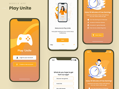 Mobile App Redesign app design typography ui ux vector