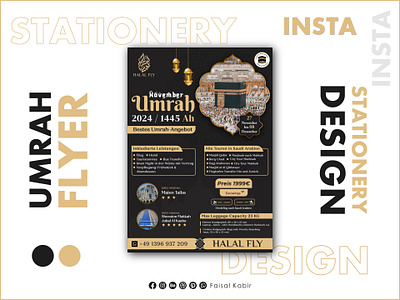 Umrah Flyer Design Template | Islamic Poster | Premium Vector banner branding brochure business flyer corporate flyer facebook cover flyer flyer design flyer template graphic design insta post instagram design leaflet packaging design post design poster social media umrah umrah flyer umrah post