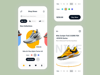 Shoes Ecommerce App Design app design clean ui creative app design e shop ecommerce app fashion mobile app online store product app running shoe shoe app shoe store shoe store app shoes app shoes ecommerce shoes mobile app shopping app ui ui ux user experience web design