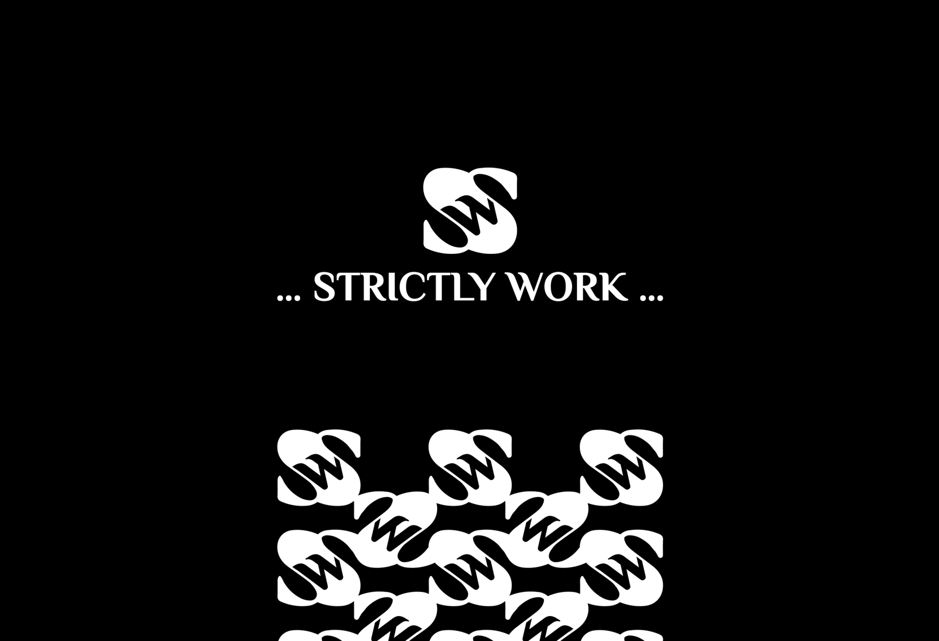 Strictly | Fashion Brand abstract logo black black white brand identity branding clothing clothing brand dark fashion fashion brand graphic design logo minimal logo modern logo s s logo software sw sw logo ui