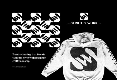 Strictly | Fashion Brand app black black white brand identity branding clothing clothing brand dark fashion fashion brand logo logo abstract logo minimal logo modern s s logo software sw sw logo ui