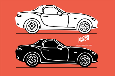 Freshes vector items cars decor graphic illustration linocuts print sewing tshirts vector wallart