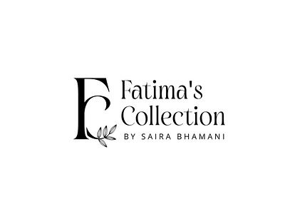 Fatima's Collection-Clothing Brand Logo branding c logo clothing logo f logo fc logo leaf logo logo minimal logo