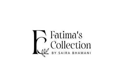 Fatima's Collection-Clothing Brand Logo branding c logo clothing logo f logo fc logo leaf logo logo minimal logo