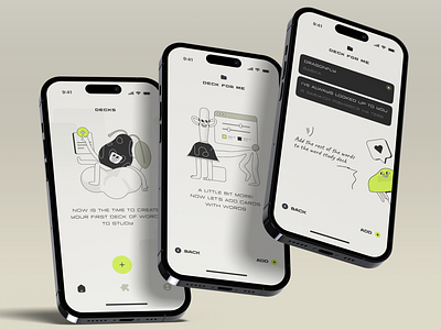 Word Decks: Minimalist Language Learning App cleandesign designconcept flatdesign iosdesign languagelearning minimalism mobileapp prototyping typography uidesign uxdesign worddecks