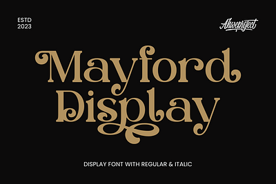 Mayford Display - Display Font headline