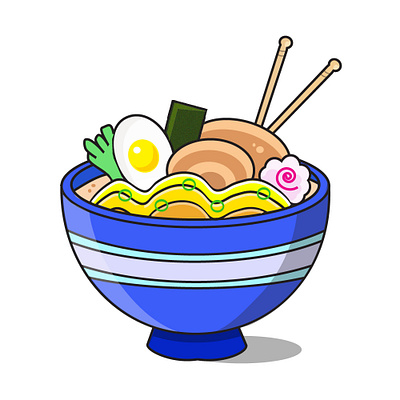 Shoyu Ramen food graphic design illustration ramen