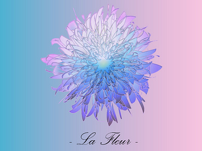 La Fleur effect flower illustration tweak