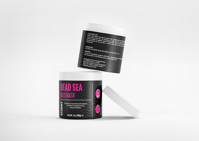 Dead Sea Mud Mask Label Design