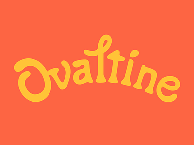 Ovaltine Logo branding drink food logo ovaltine redesign