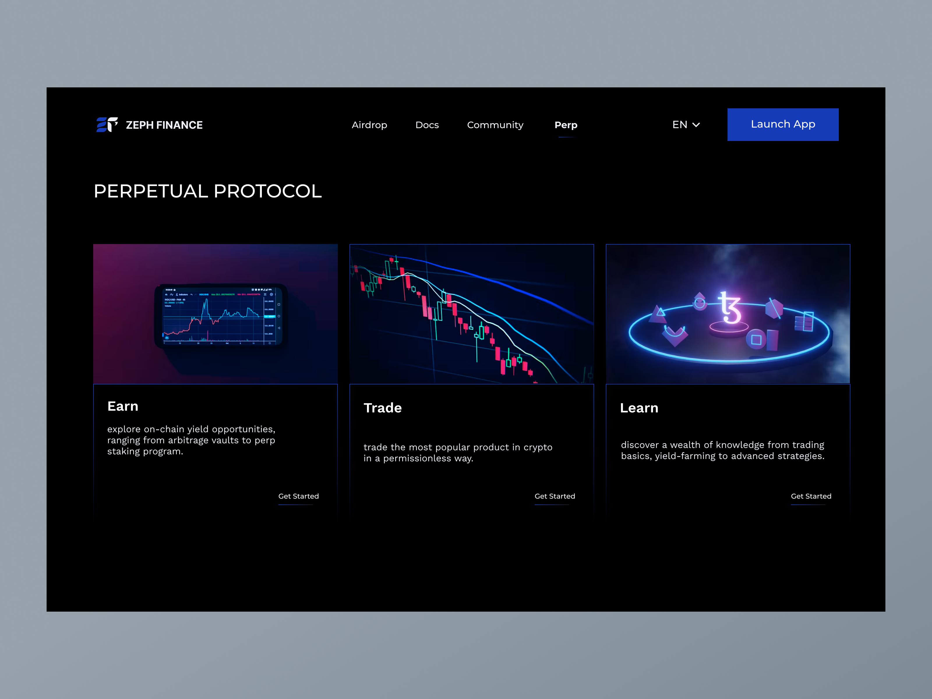 Example of Web Design Crypto   Blockchain