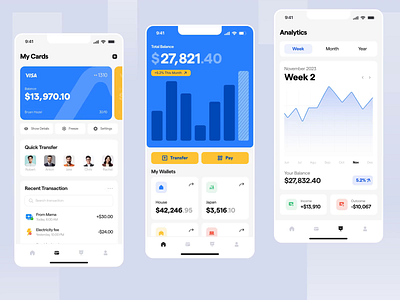 E-Wallet - Mobile App Animation animation bank card digital e wallet emoney finance fintech ios mobile money money transfer online wallet payment saas startup transaction transfer vektora wallet