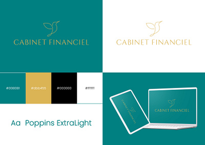 Visual Identity for "Cabinet Financiel" branding design graphic design identité visuelle logo visual identity