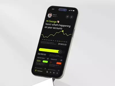 Banking mobile app concept app app design bank banking design fintech mobile mobile app saas ui ux